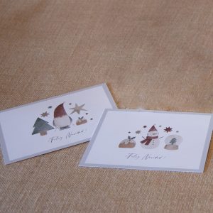 Postal Navidad doble cara 800 grs extra gruesa