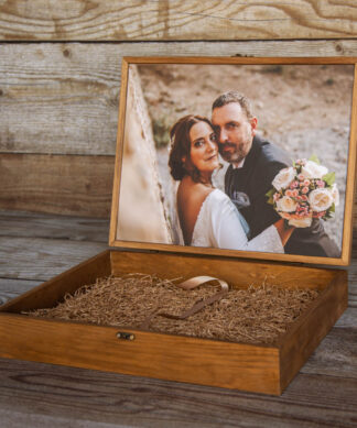 Caja baúl para álbum